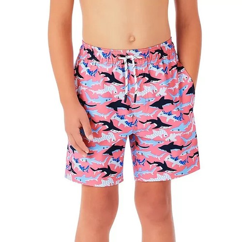 Member's Mark Boys Resort Swim Trunk Size L 10/12 Pink