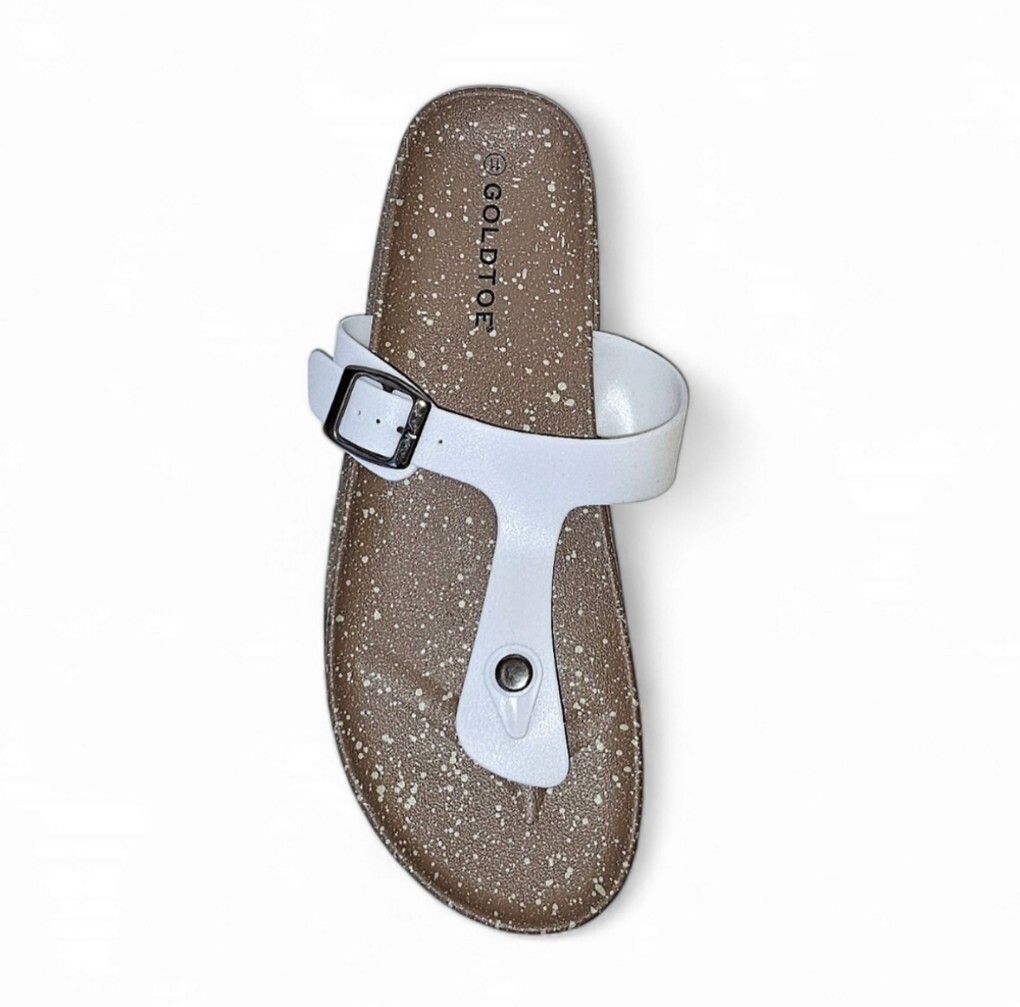 APL Sandali perizoma punta oro nuovi senza etichette taglia 11