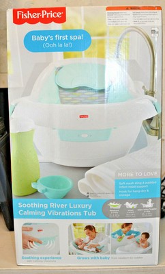 fisher price soothing river bath tub