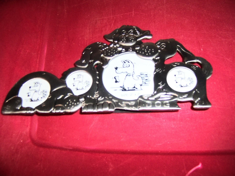 NIB Dog Collage Pewter Pet Frame - Image 2 of 2