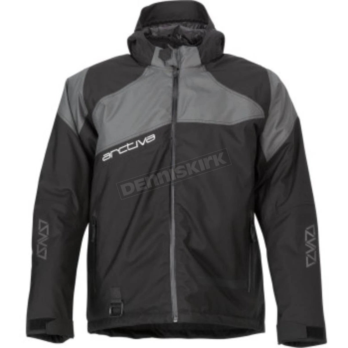 Arctiva Black Gray Pivot 5 Hooded Jacket 3120 2059 eBay