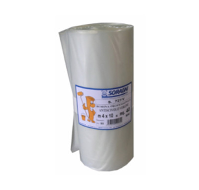 Telo In Nylon Trasparente Per Mascheratura - Rotolo 4x50mt (200mq) 100 Micron - Foto 5