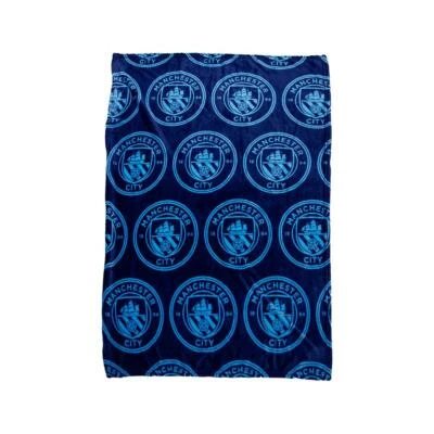Manchester City F.C. Blanket Football Super Soft Fleece Large Throw Official