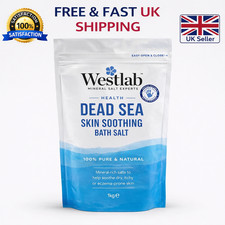 Westlab Dead Sea Bath Salt 1kg Cure Dry Sensitive Skin Treatment Smooth Skin