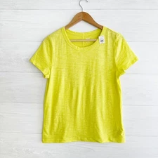 NWT Gap - Neon yellow-green short sleeve Foreversoft T shirt, M