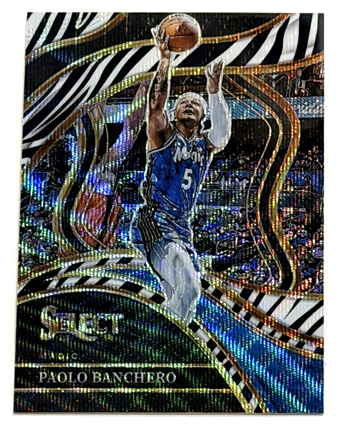 2023-24 PANINI SELECT PAOLO BANCHERO COURTSIDE ZEBRA PRIZM