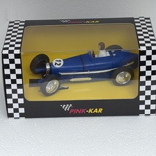 PINK KAR CV-001 BUGATTI TYPE 59 BLUE MINT UNUSED CAR IN ORIGINAL BOX