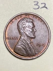 1919 (P) LINCOLN WHEAT CENT, AU condition coin, #32