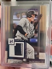 ANTHONY RIZZO 2024 Topps Museum Collection Meaningful Material 3 Color /15 NYY