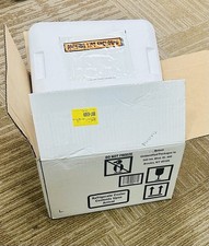 Styrofoam Insulated Cooler Shipping Box 12x10x14