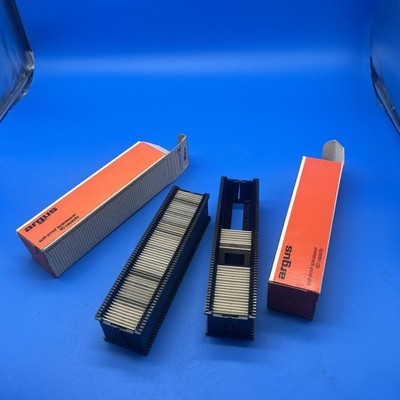 Vintage Argus 60 Slide Projector Magazine Trays Vintage Spill-Proof Lot Of 2 Ful