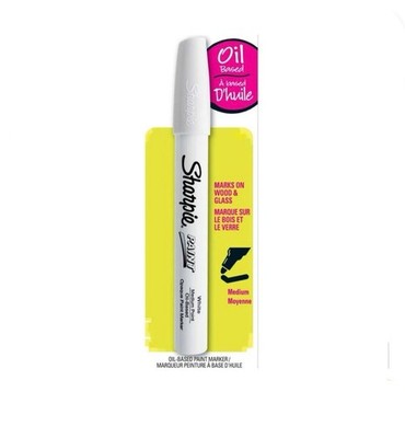 Sharpie Oil-Based Paint Marker, Medium Tip, White (35558)