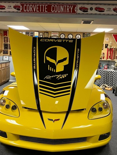 Accesorios Chevy Corvette C6 cupé convertible Grand Sport Z06 capó calcomanía de vinilo - Imagen 2 de 19