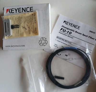 Keyence FU-10 Lichtleiter-Sensor   Neu & originalverpackt   Fiber Optic Sensor