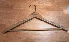 Vintage A. Goldstein Manhattan Brooklyn New York Wooden Coat Hanger Clothier