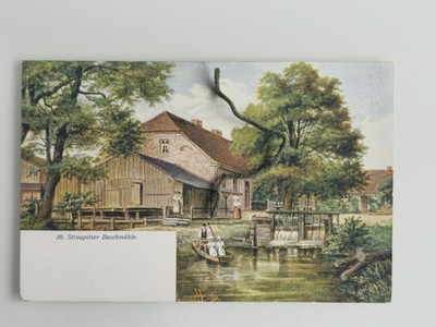 AK Straupitzer Buschmühle im Spreewald nicht gelaufen ca. 1910