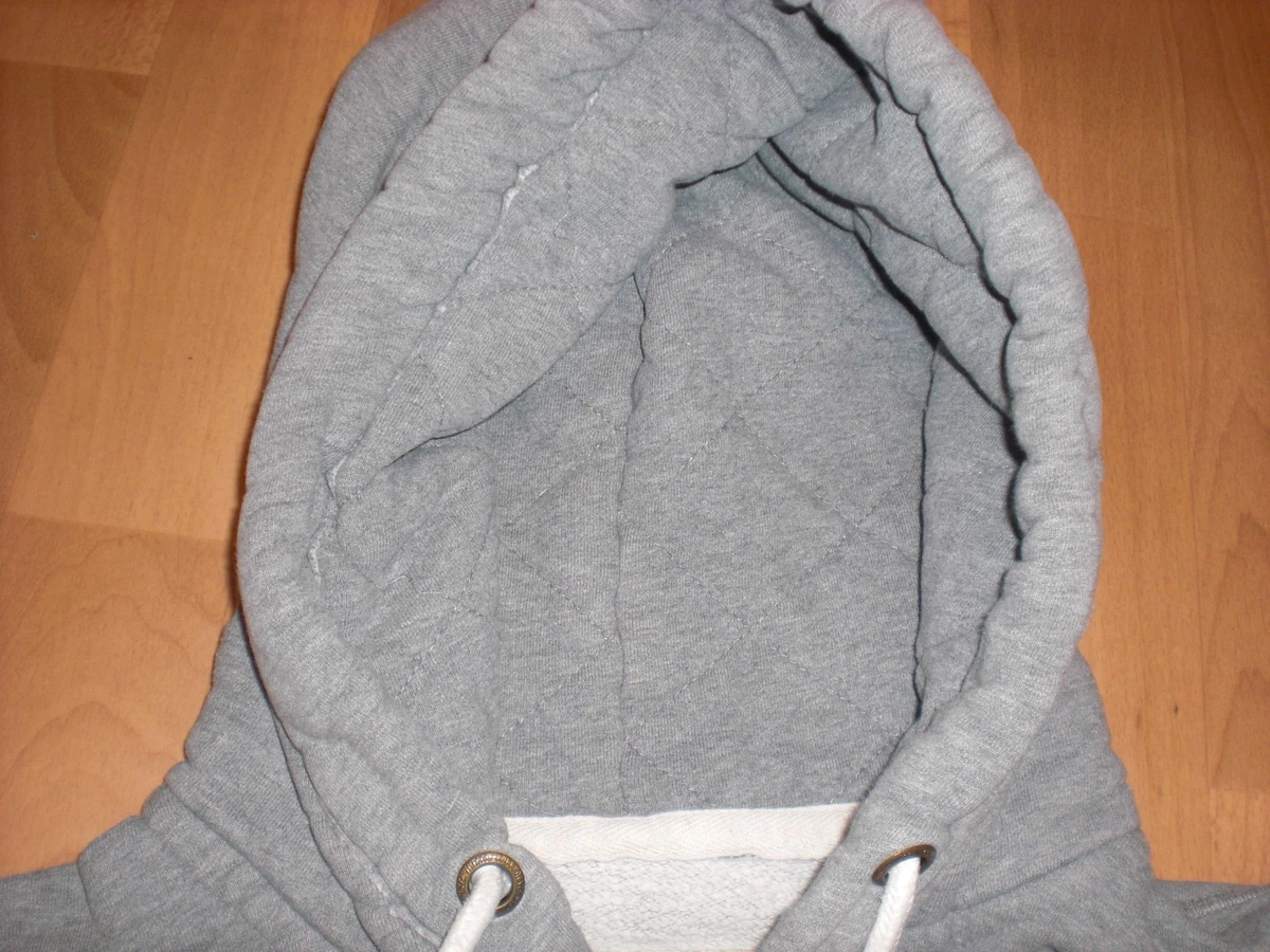 Sudadera con capucha gris grande Lee Cooper para hombre