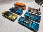 Hot Wheels Redline Cars, lot of 6, very good condition.