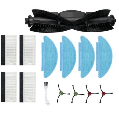 For Tikom L9000 For Lubluelu Robot Vacuum Main Roller Side Brush Filter Mop Pads