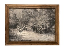 A Mountain Fastness - Apsaroke 1905 by Edward S Curtis Western Framed Print