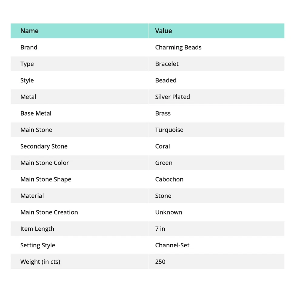 Türkis rote Koralle Edelstein Armband Tibetischer Stamm Nepali Schmuck 7" NBB... - Bild 4 von 4