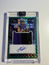 2022 Panini One Kyle Hamilton Precision, Rookie, 2 Color Patch Auto #2/49 Ravens
