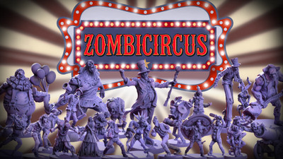 DND, TTRPG, Wargaming, Apocalypse, Zombie, Circus, Figur Zombicircus VaultZ