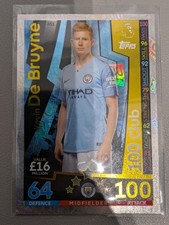 Topps Match Attax - Kevin De Bruyne 100 Club - 2018/19 (451) - Man City - Rare