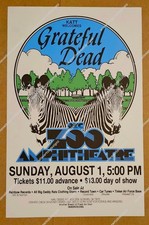 Jerry Garcia 40th Birthday 11x17 lot print of show poster August 1, 1982 OKC Jerry Garcia 40th Birthday 11x17 lot print of show poster August 1, 1982 OKC