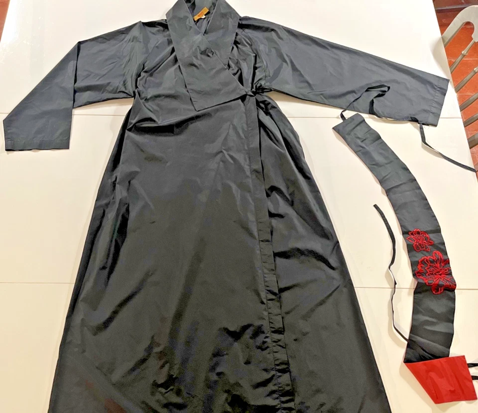 Vintage Kenzo Long Kimono Style Rain Coat S38 - Image 3 of 4