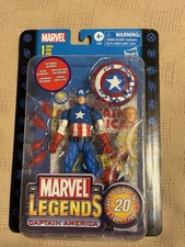 Marvel Legends 20th Anniversary CAPTAIN AMERICA 6  Hasbro Figure