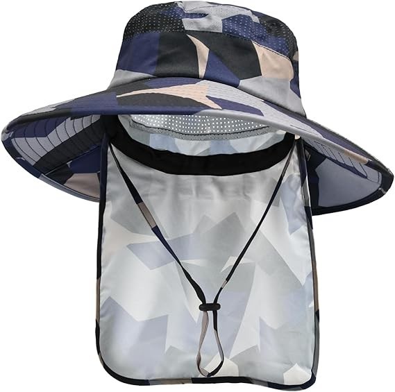 Sombreros para el sol para hombres y mujeres, sombrero de pesca UPF 50+, transpi