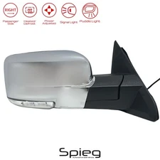 Passenger Side Mirror for RAM 1500 Power Heated Manual Fold Signal Puddle Lamp