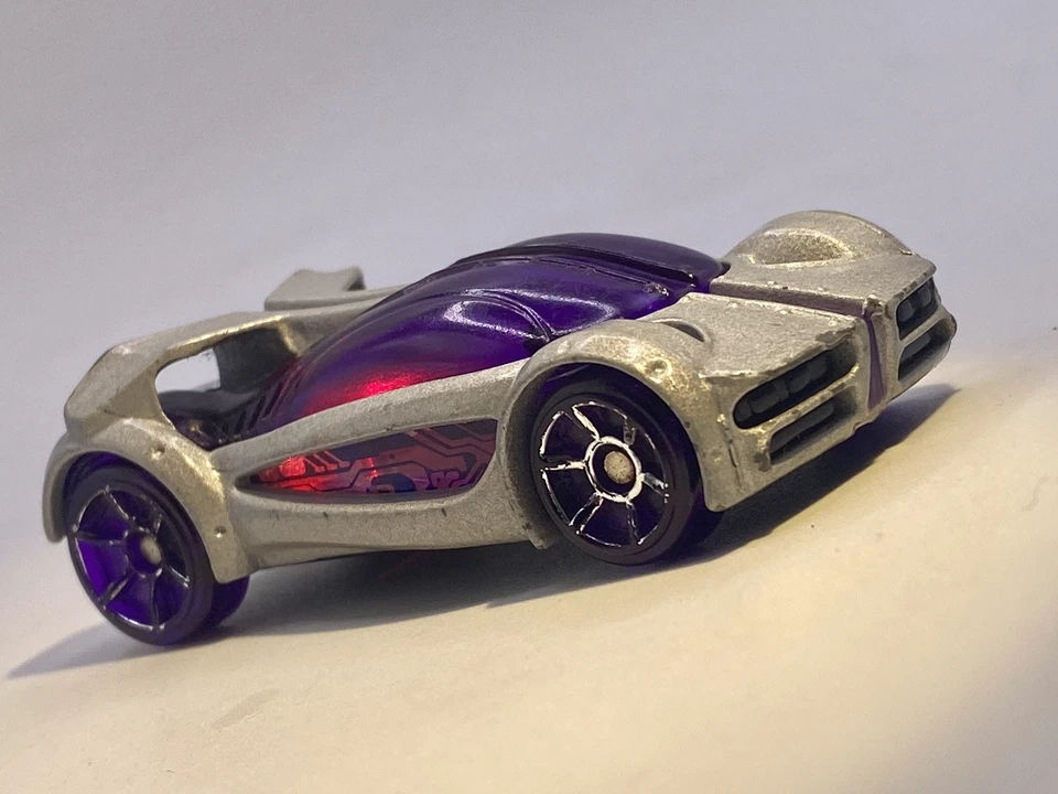 Hot Wheels🔥2005 AcceleRacers Iridium Silencerz Raro McDonalds Promo Con Luces Foto 3 de 4