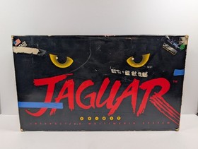 Atari Jaguar Console System in Box Controller w/ Cybermorph - Teste Works, Clean
