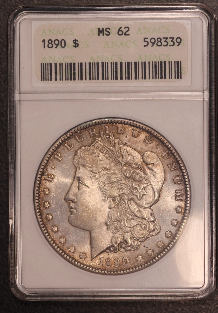 MS 62 Graded 1890 Year Morgan US Dollars (1878-1921) for sale | eBay