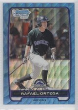 2012 Bowman Chrome Prospects Redemption Refractor Blue Wave Rafael Ortega 4l3