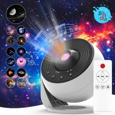 Star Projector Galaxy Night Light HD Lmage Discs Projectors With Remote Control