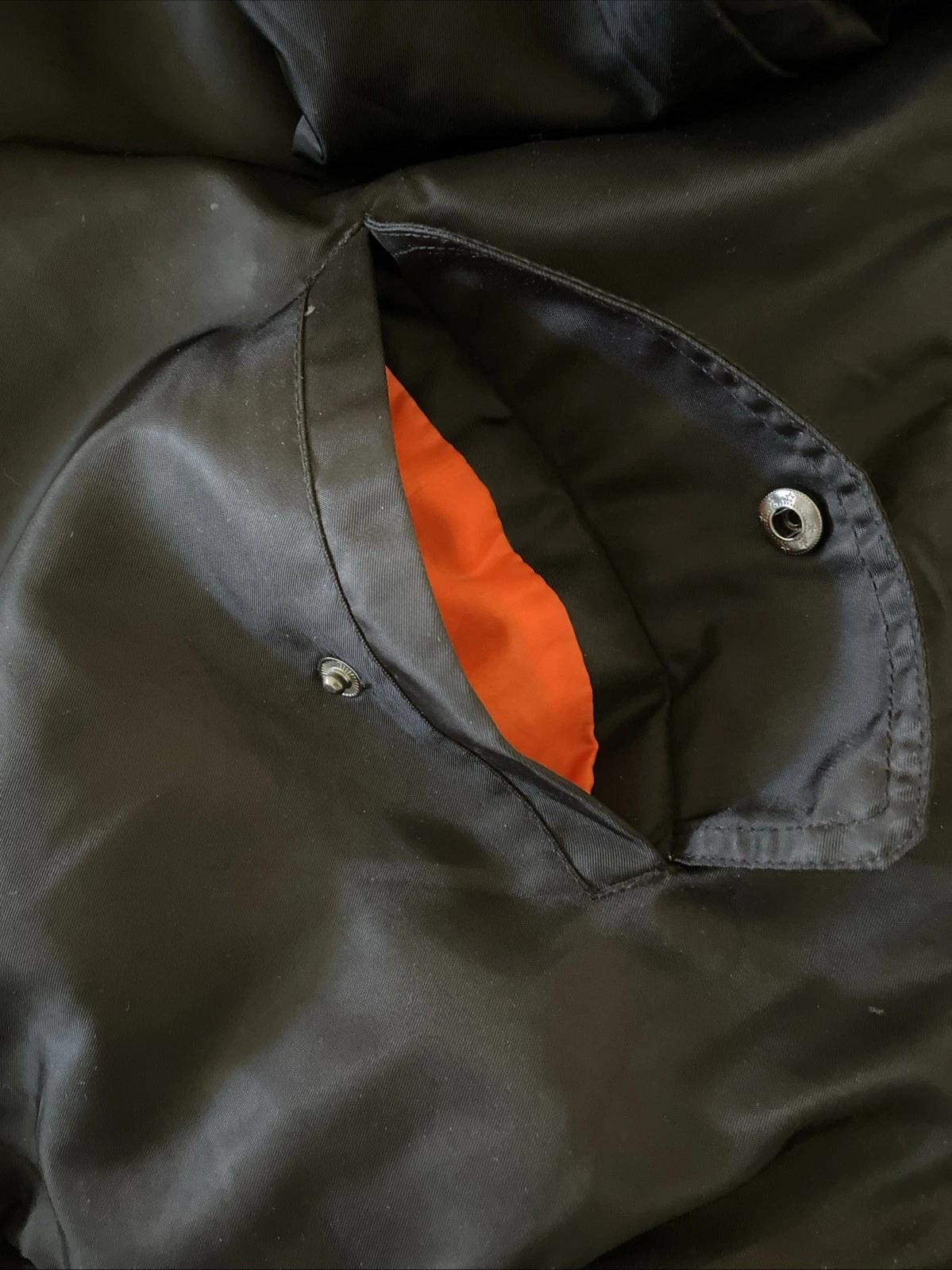 ASSTseries Japan Nike MA-1 Black Full Zip Bomber Jacket Men 6XL image 8