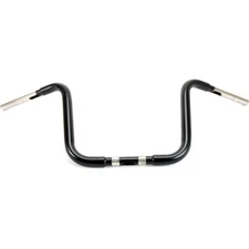 KST Kustoms Satin Black 1.25" SS Straight Jacket 12" Rise Handlebar 2311057S