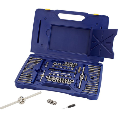 Hanson 76 Piece Machine Screw/Fractional/Metric Tap and Hex Die