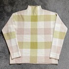 Women’s Tahari Jumper Mock Neck Roll High Sweatshirt Sweater Long Sleeve Top L