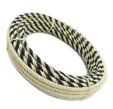 Charro Ixtle Black 17Mts (55FT) Maguey Soga Rope Lasso