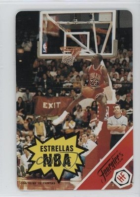 1988 Fournier Estrellas Michael Jordan (Rules Card) HOF 2u3
