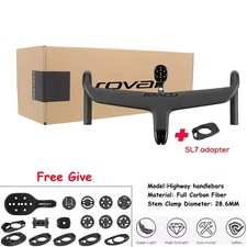 Full Internal Cable Routing Road Bicycle Handlebar Carbon Integrated Handlebar