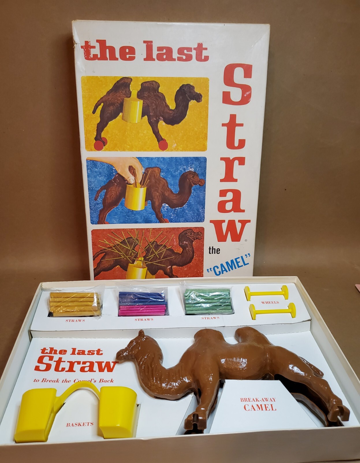 Vintage THE LAST STRAW: The "Camel" Game - Schaper 1966 #390 - Complete