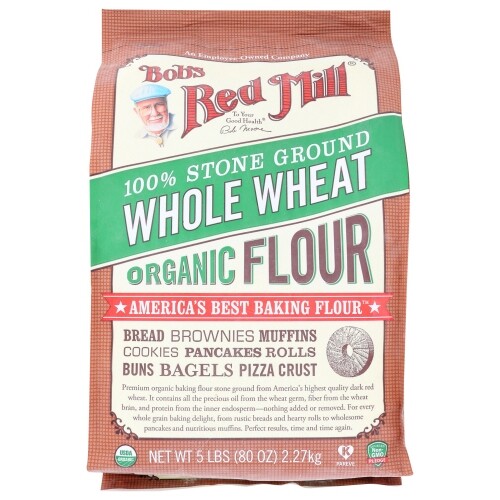 Flour Whl Wht Org Case of 4 X 5 lb By Bobs Red Mill - Picture 1 of 1