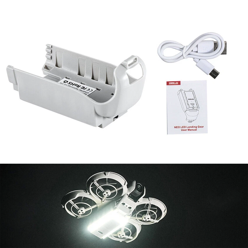 Luz De Navegación LED Para DJI Neo 2 – Accesorio Recargable Con 3 Modos De Luz, Base Elevada 28 Mm Para Protección Y Estabilidad En Vuelos Nocturnos