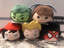 Disney Store Authentic Marvel Women of Power Tsum Tsum Plush NWT Electra Lot 5