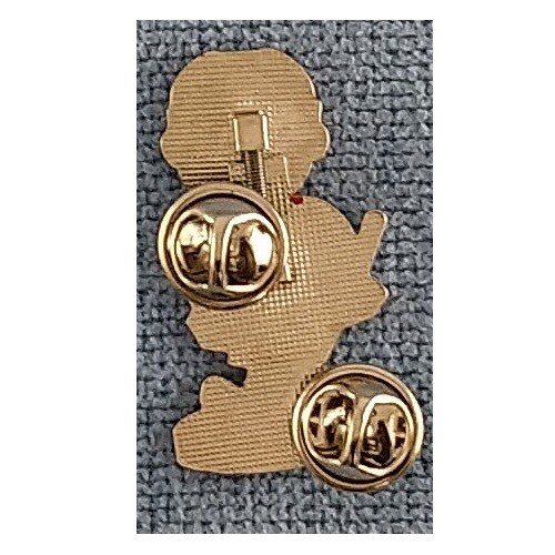 Unique Bobblehead Hockey Player Lapel Pin - Cable One (Sparklight) Promo Pin - Picture 2 of 3